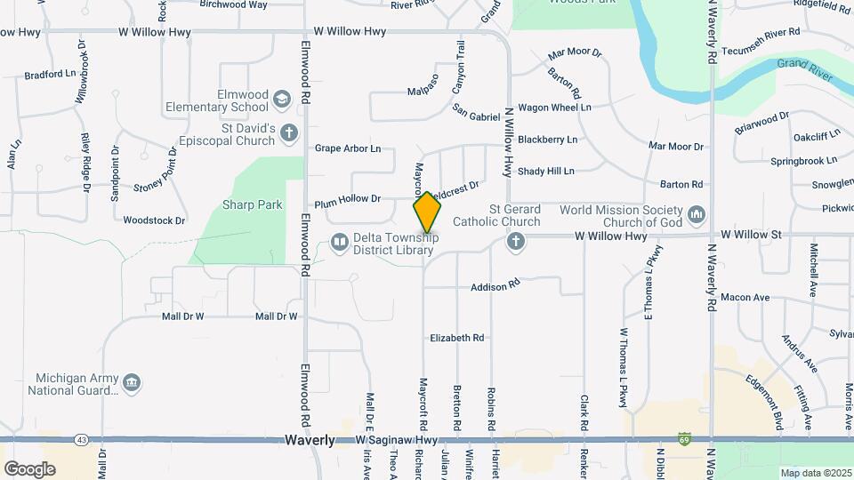 1224 Maycroft Rd Map and Location Details