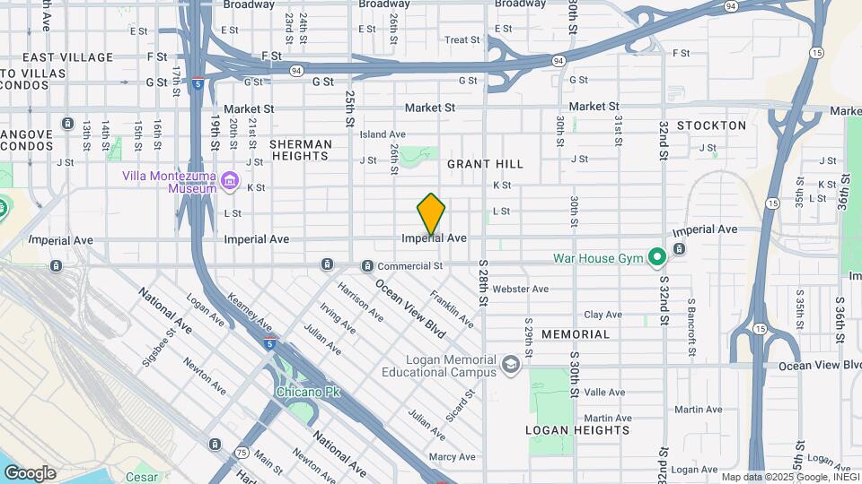 2679 Imperial Ave Map and Location Details