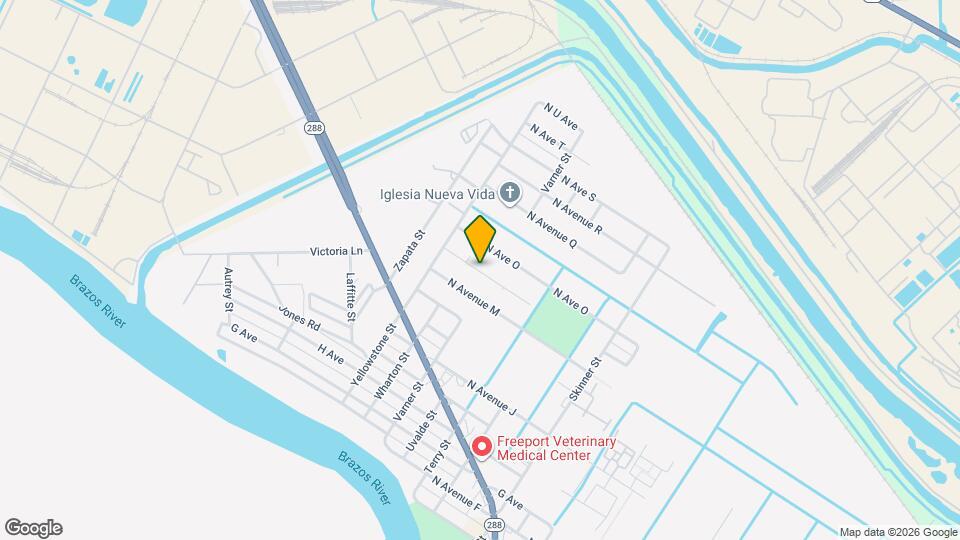 1710 N Avenue H Map and Location Details