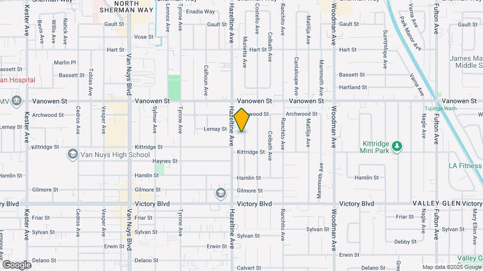 6641 Murietta Ave Map and Location Details