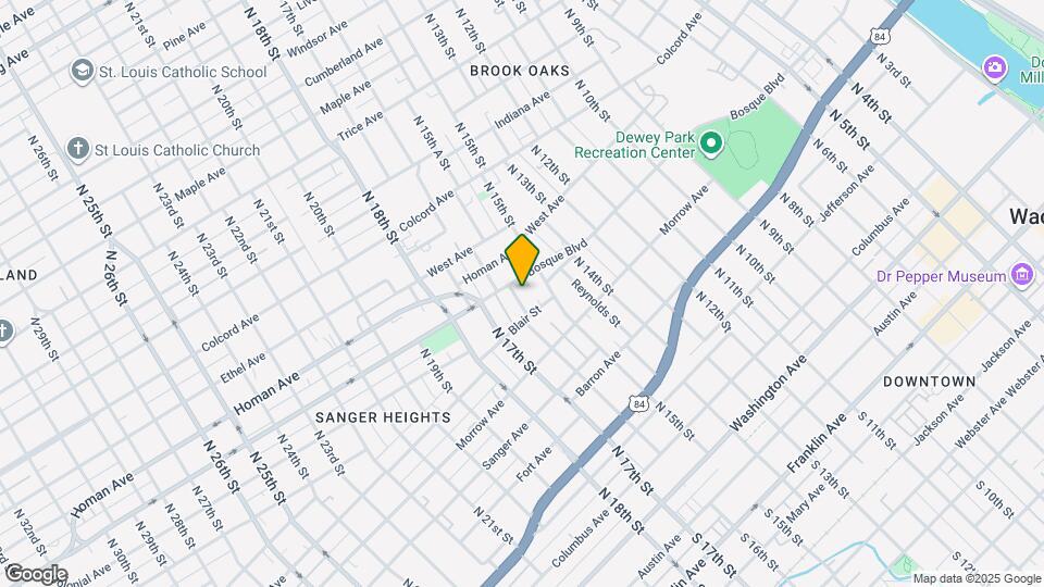 917 N 16th St Map and Location Details