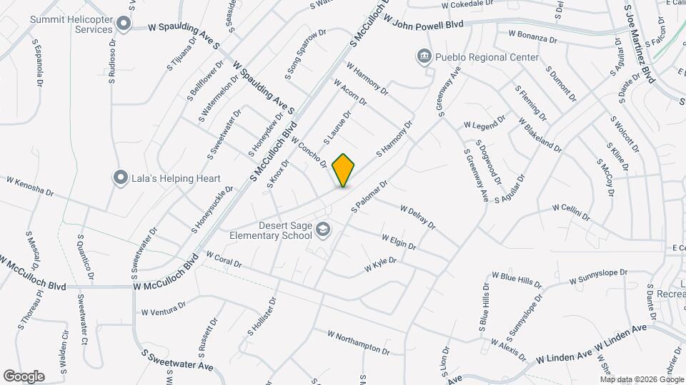 898 S Harmony Dr Map and Location Details