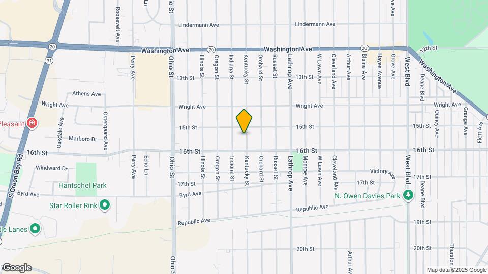 1518 Kentucky St Map and Location Details