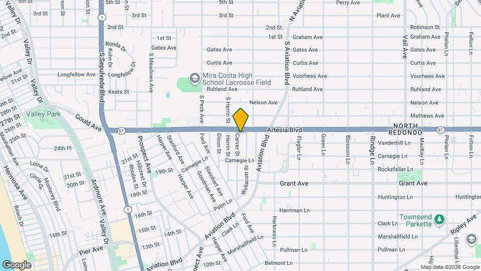 1748 Carver St Map and Location Details