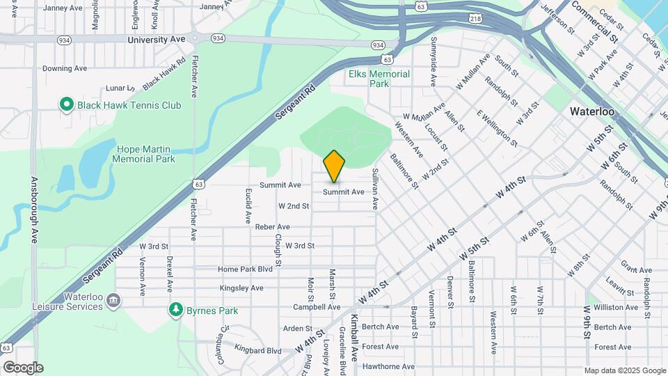 206 Summit Ave Mapa y Detalles de la Ubicación