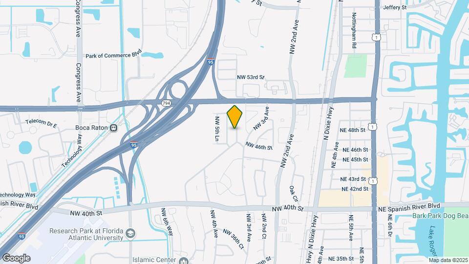 4799 NW 5th Ave Map and Location Details