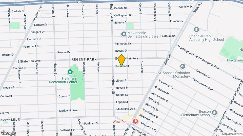 16068 Tacoma St Map and Location Details