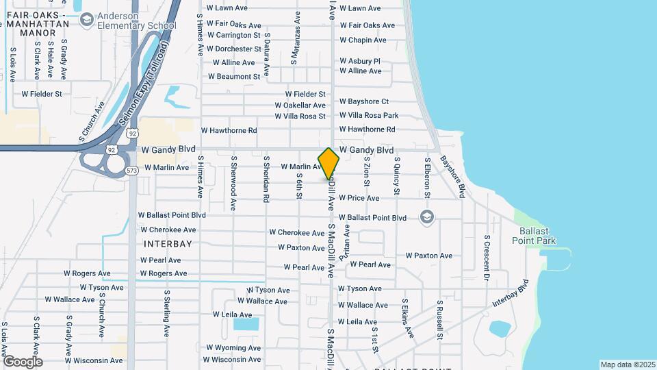 5013-5019 S Macdill Ave Map and Location Details