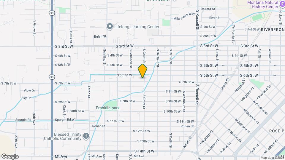 877 S Grant St Mapa y Detalles de la Ubicación