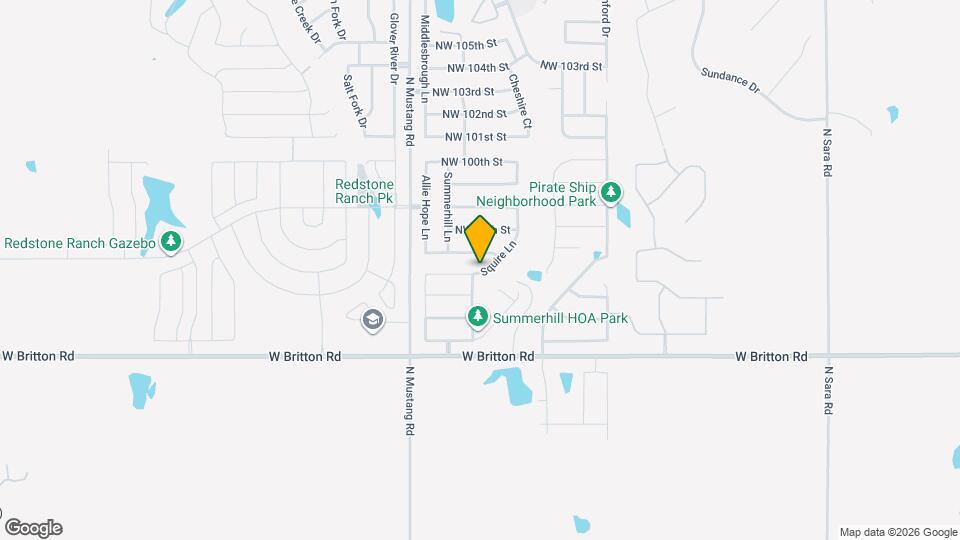 9601 Squire Ln Map and Location Details