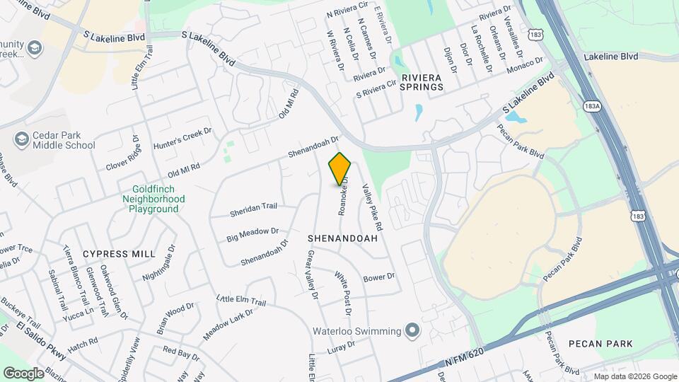 3504 Roanoke Dr Map and Location Details