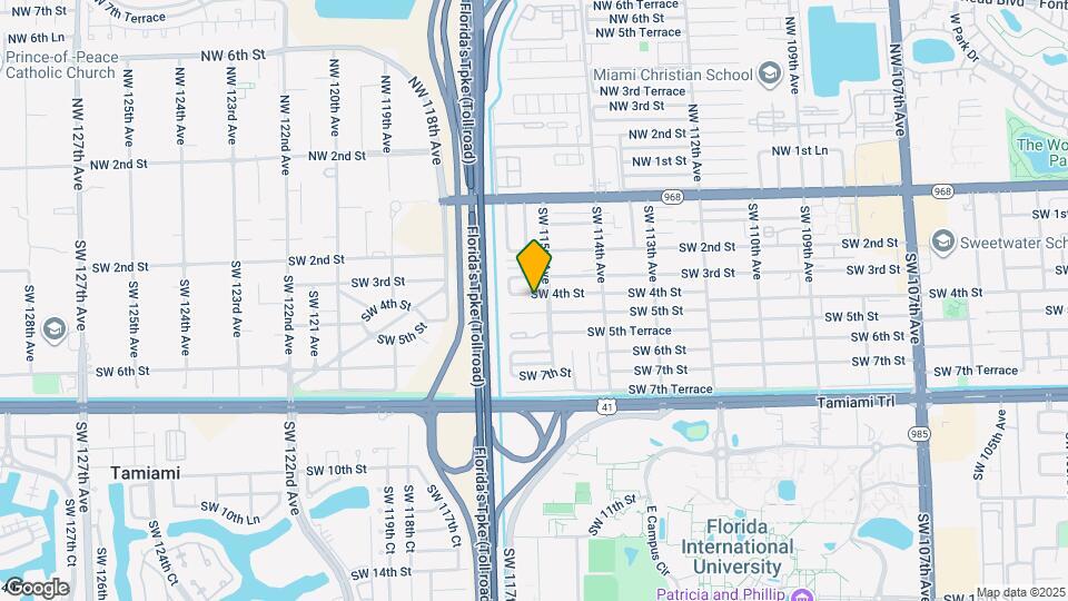 11522 SW 4th St Map and Location Details