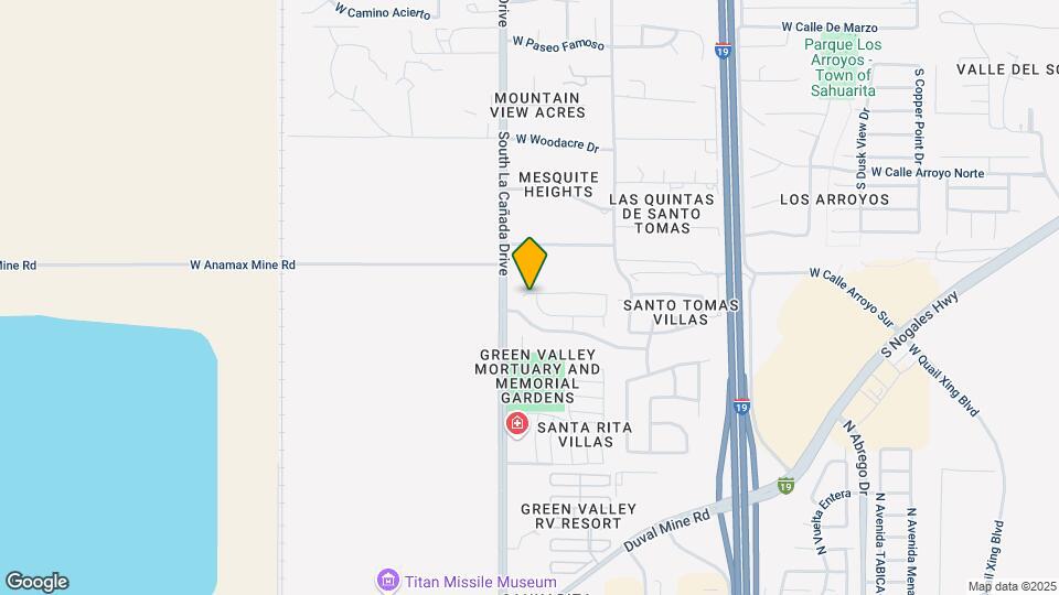 1339 W Camino Mesa Sonorense Mapa y Detalles de la Ubicación