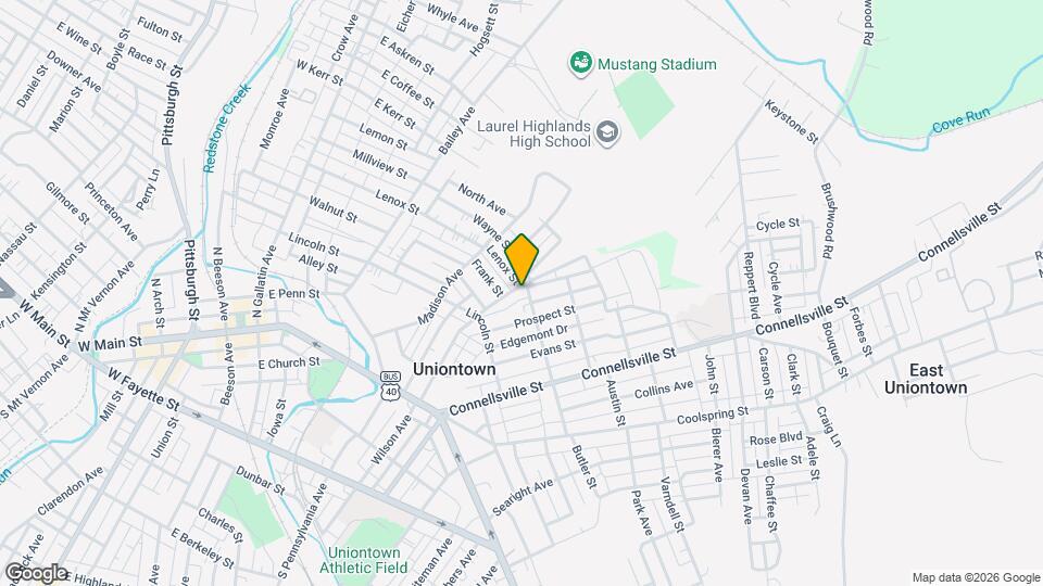 126 Cleveland Ave, Unit B Mapa y Detalles de la Ubicación