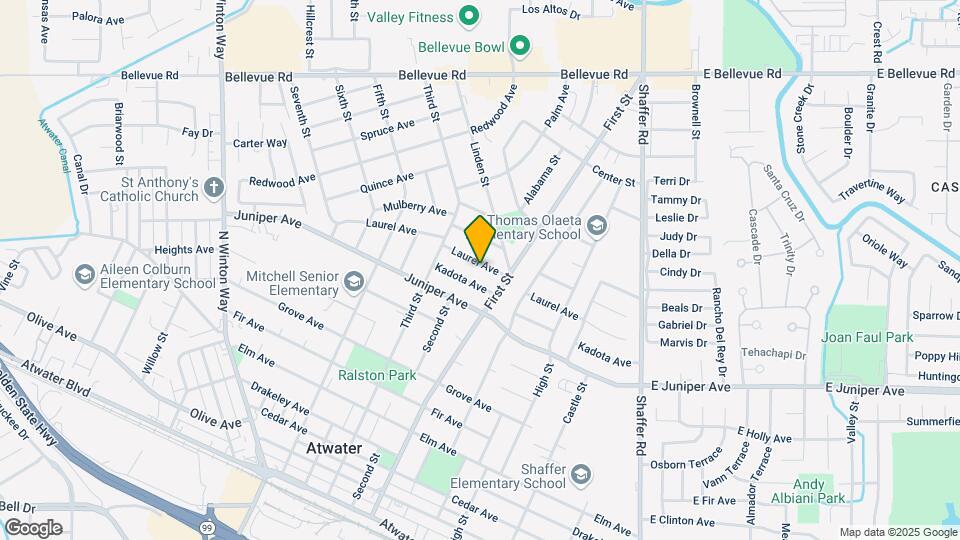 1060 Laurel Ave Map and Location Details