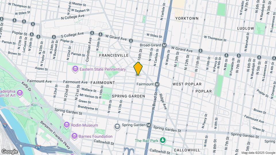 719 N 16th St Map and Location Details