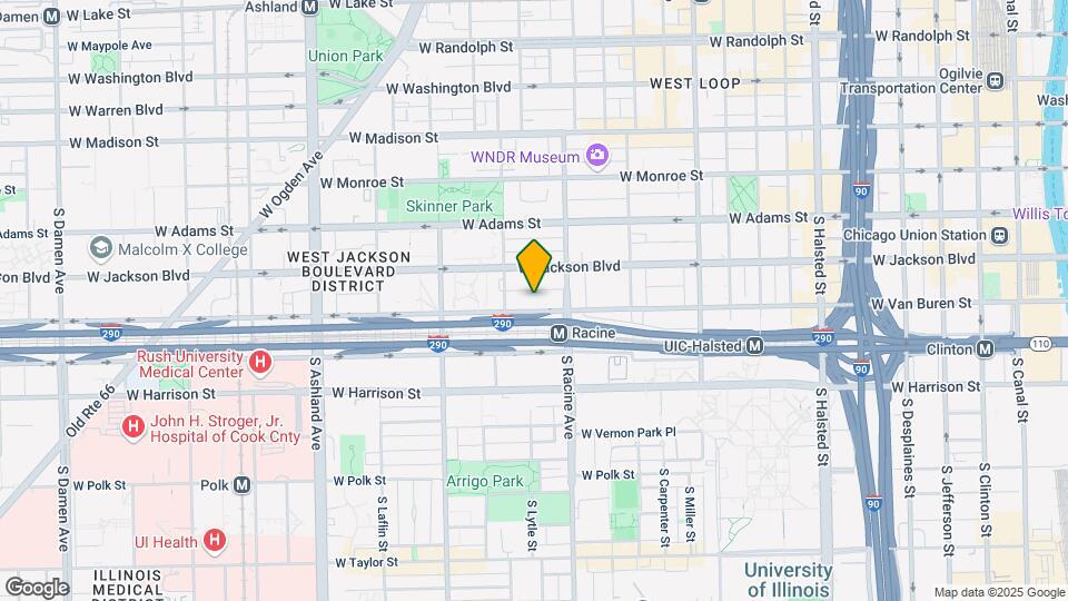 1224 W Van Buren St, Unit 420 Map and Location Details