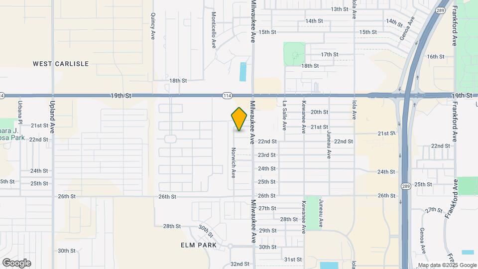 6512 22nd St Map and Location Details