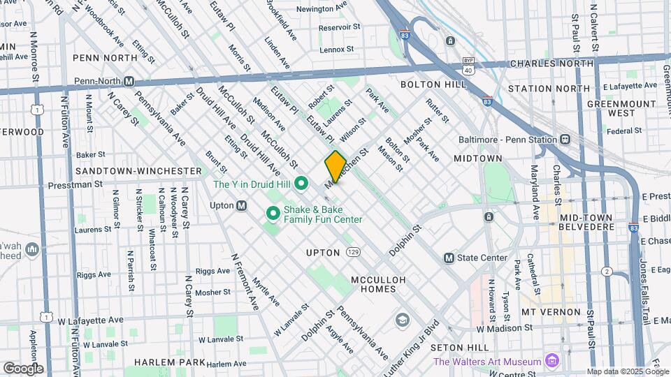 1520 Madison Ave Map and Location Details
