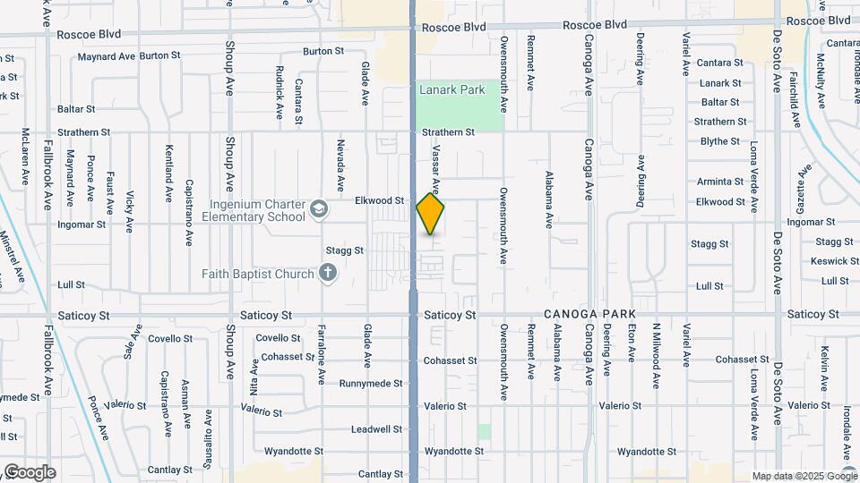 7800 Topanga Canyon Blvd Mapa y Detalles de la Ubicación