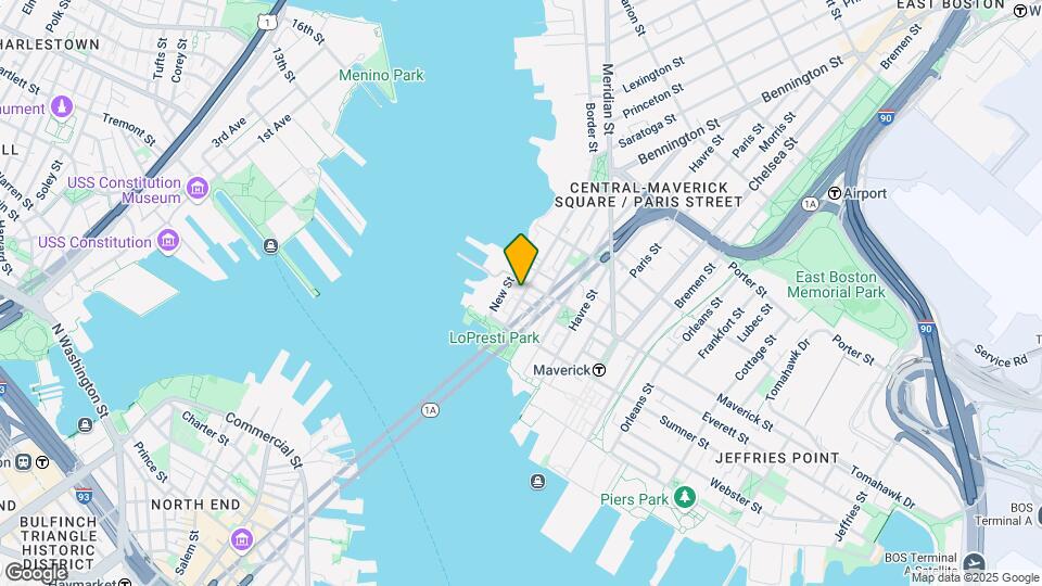 50 Border St, Unit #1 Map and Location Details
