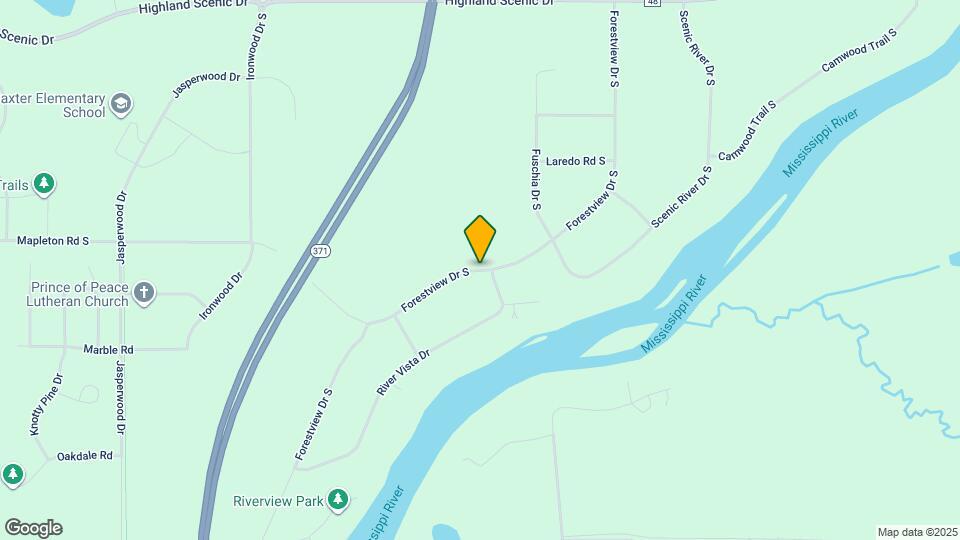 11593 Forestview Dr S Map and Location Details