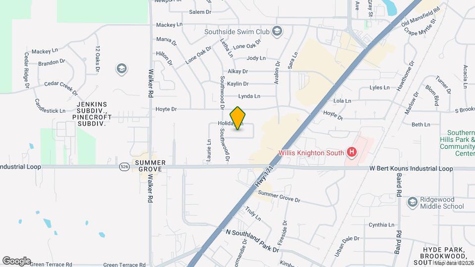 2838 Smithfield Rd Map and Location Details