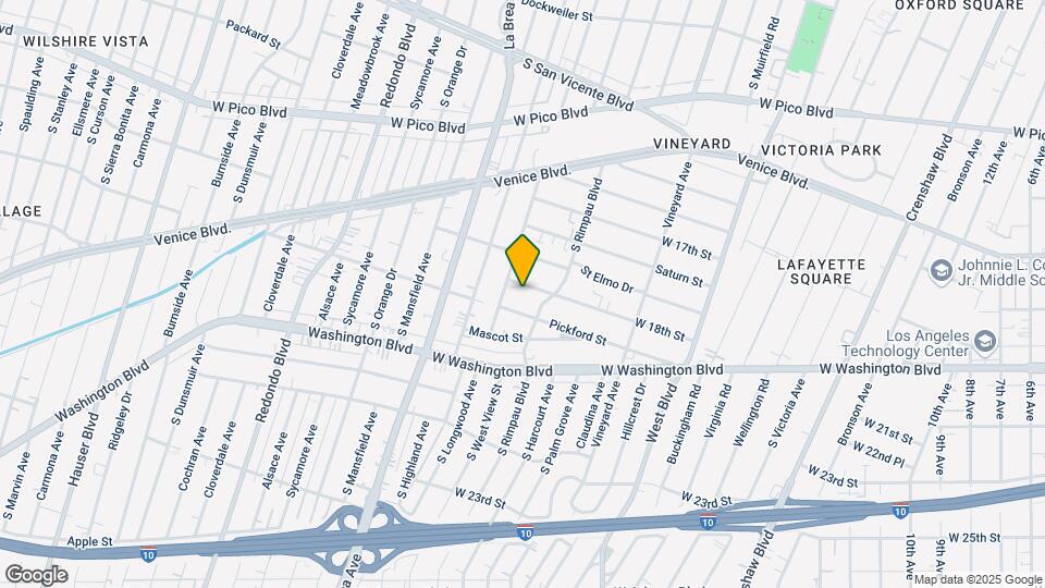 4836 W 18th St Map and Location Details