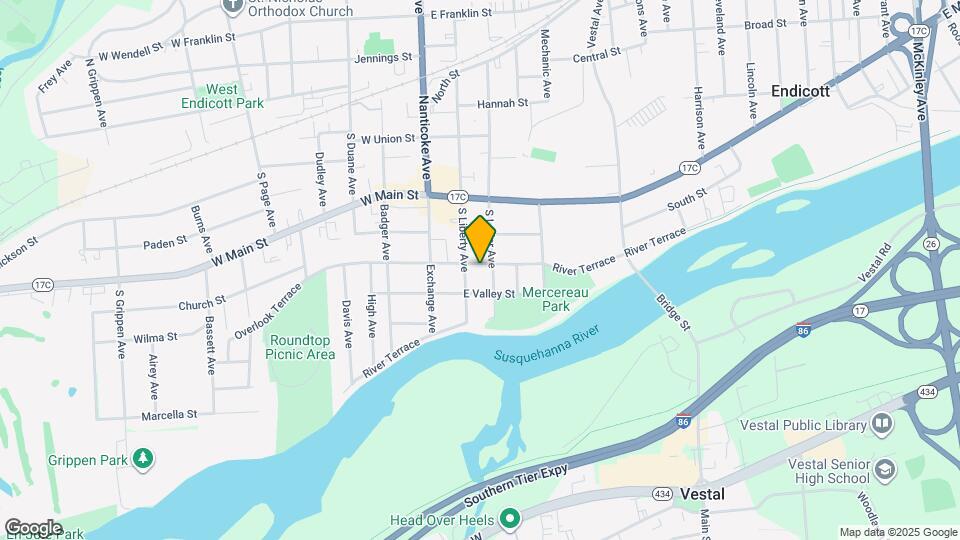 206 E Edwards St Map and Location Details