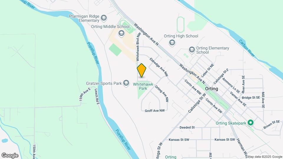 414 Orting Ave NW Map and Location Details