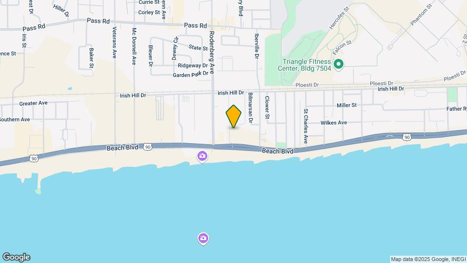 1664 Beach Blvd Map and Location Details