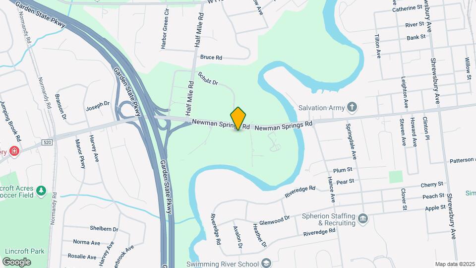 Furnished Studio-Red Bank - Middletown Map and Location Details