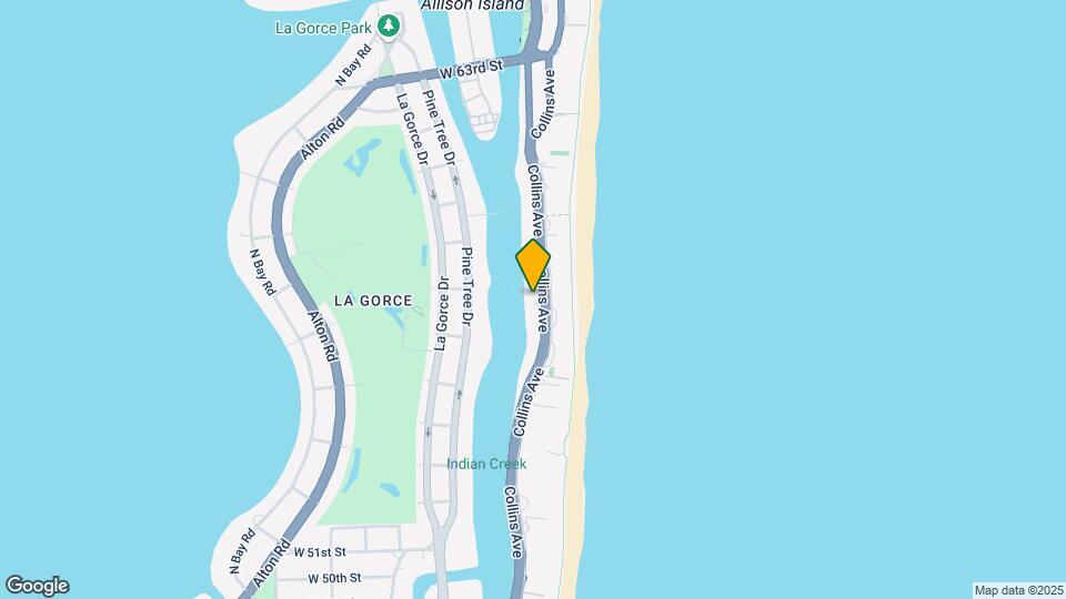5601 Collins Ave Map and Location Details