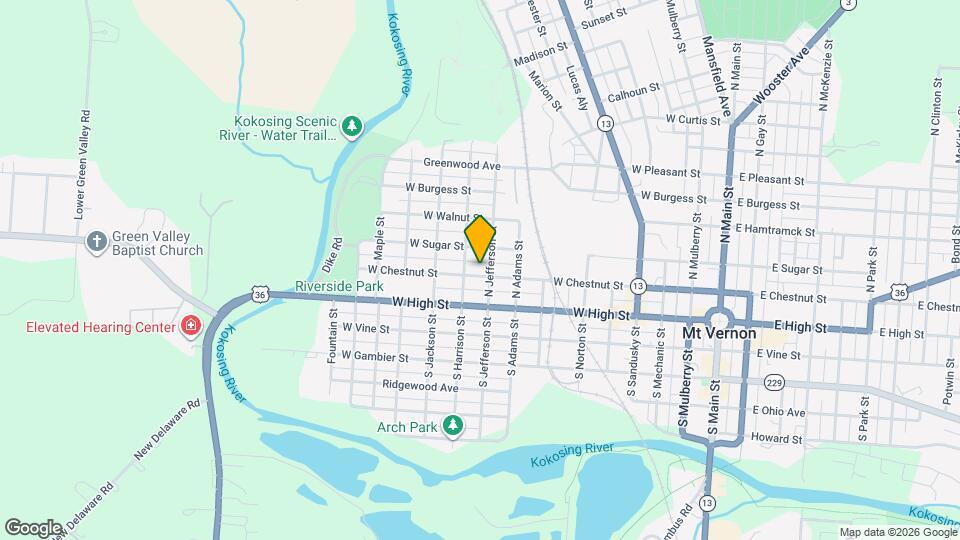 803 W Chestnut St, Unit Apt B Map and Location Details