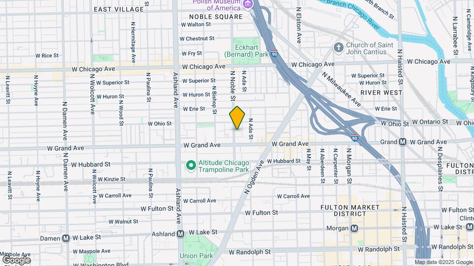 515 N Noble St Map and Location Details