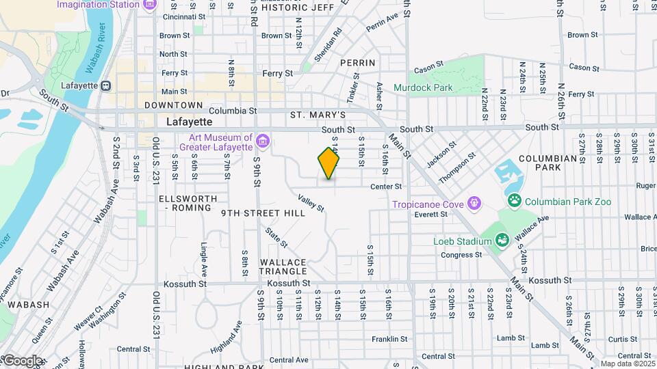 224 S 14th St Map and Location Details