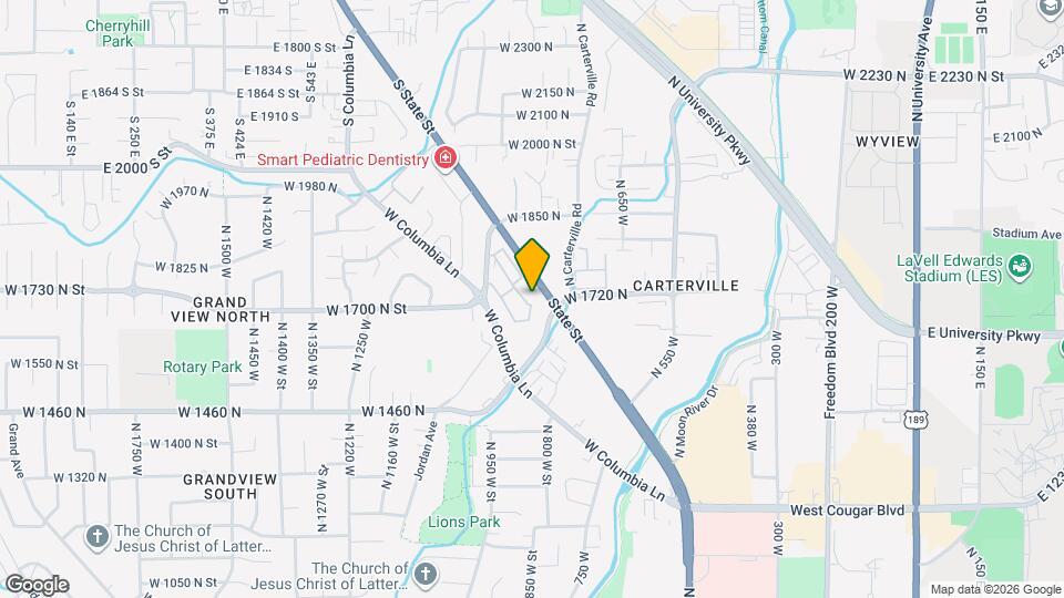 1650 Willowbrook Dr Map and Location Details