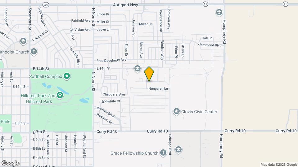 2601 Aldrich Rd Map and Location Details