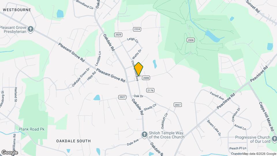 1204 Thompson Ave Map and Location Details