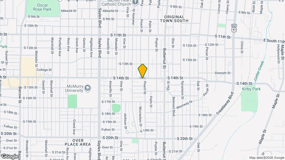 1609 S 14th St Map and Location Details