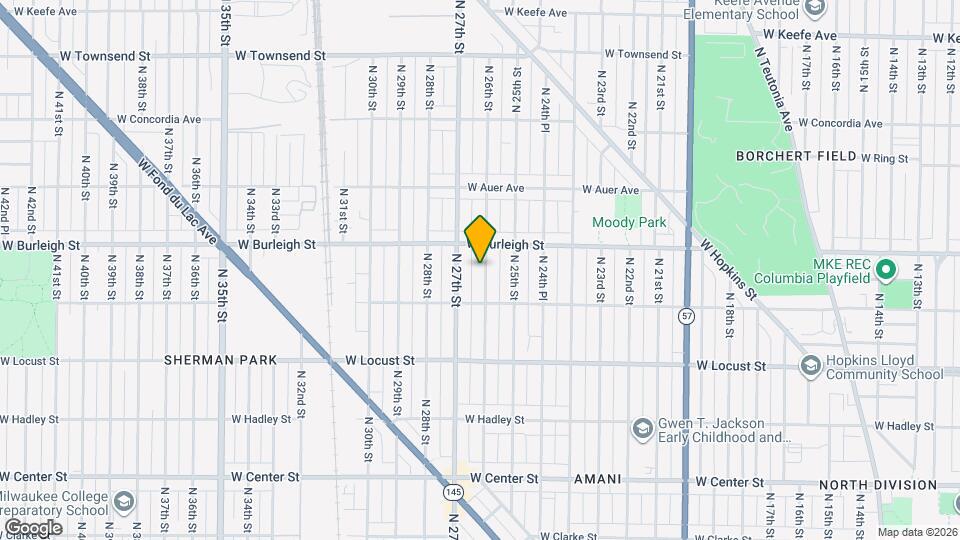 3045 N 26th St Map and Location Details