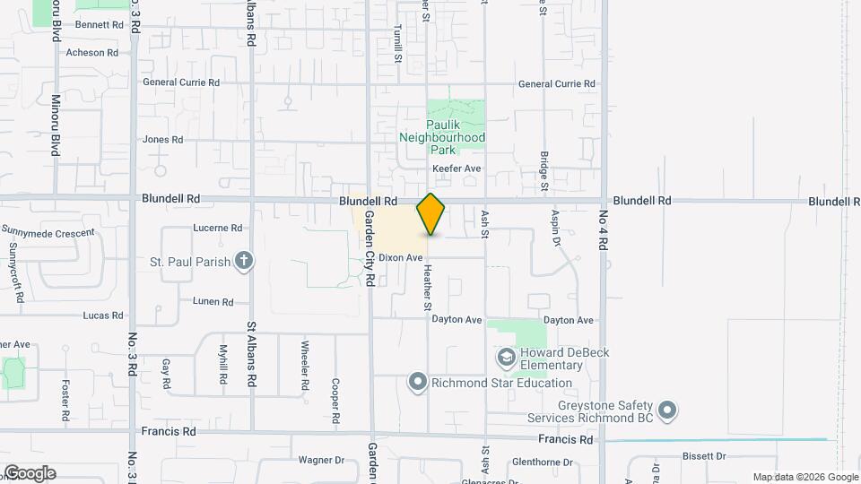 8128 Heather St Map and Location Details