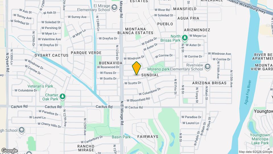 12137 W Flores Dr Map and Location Details