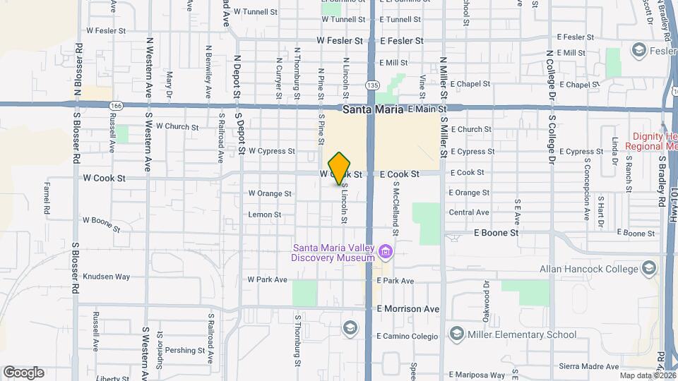 419 S Lincoln St Map and Location Details