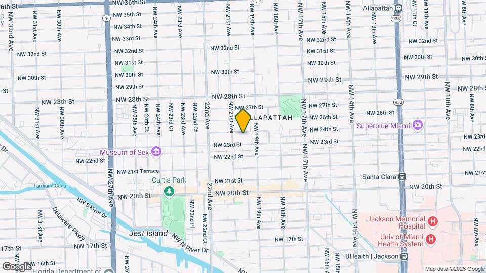 2099 NW 23rd St Mapa y Detalles de la Ubicación