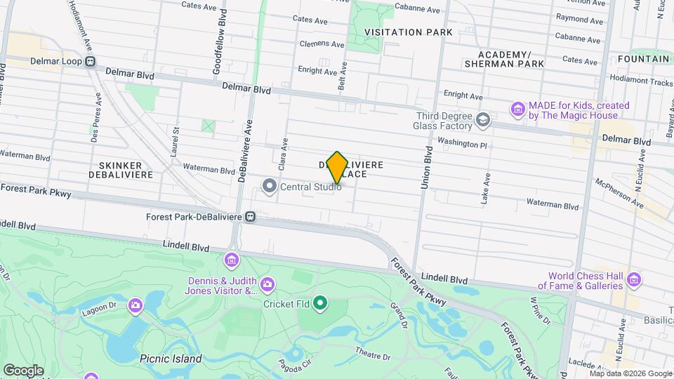 5528 Waterman Blvd, Unit 1N Map and Location Details