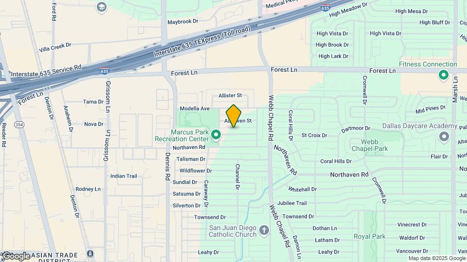 3025 Westforest Dr Map and Location Details
