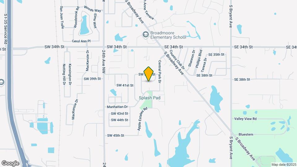 312 SW 40th St Map and Location Details