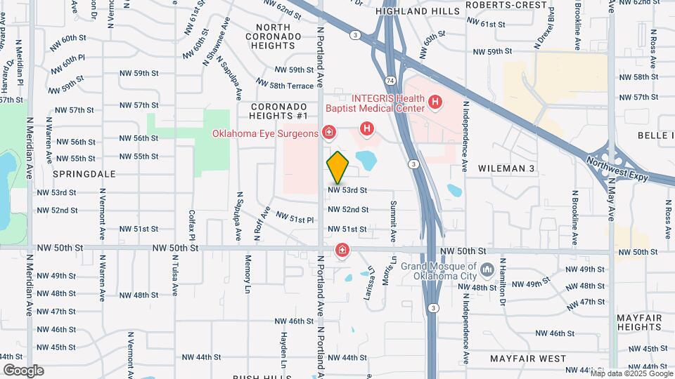 3625 NW 53rd St Map and Location Details