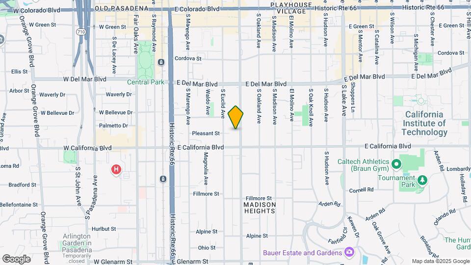 513 S Los Robles Ave Map and Location Details